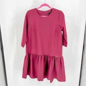 Jeanne D’arc burgundy dress